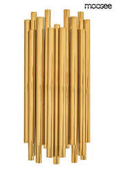 Lampa ścienna TUBO złota