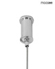 MOOSEE lampa wisząca LASSO 400 Smart      srebrna