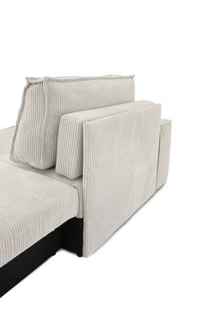 Narożnik PILLOW z funkcją spania jasny szary