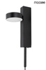 Lampa ścienna CLARID BLACK czarna