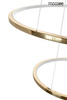 Lampa wisząca RING SLIM M złota