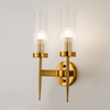 Lampa ścienna TORCH TWIN złota