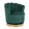 RICHMOND fotel obrotowy MILA GREEN VELVET