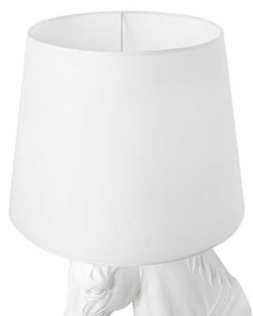 MOOSEE lampa podłogowa KOŃ HORSE STAND    S biała - włókno szklane