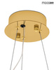 Lampa wisząca FLORENS 120 złota