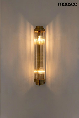 Lampa ścienna COLUMN 60 złota