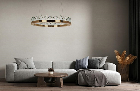 Lampa wisząca NENUFAR - złota