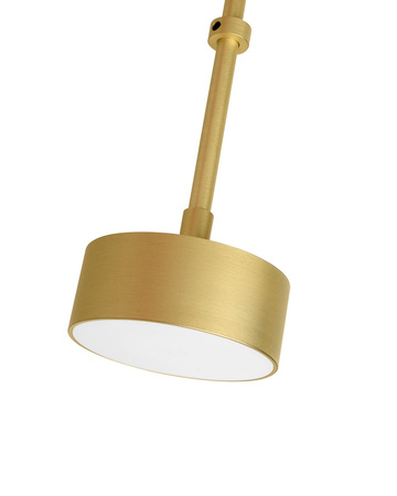 MOOSEE lampa wisząca CAPRI LINE 3 złota   - 180 LED, aluminium, szkło
