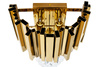 MOOSEE lampa ścienna IMPERIAL WALL GOLD   - stal, kryształ