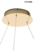 Lampa wisząca RING SLIM 120 złota