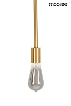 Lampa wisząca RIVA 5 złota