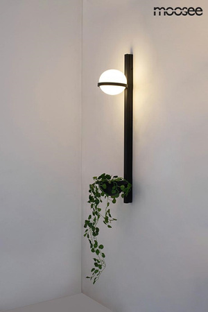 Lampa ścienna ścienna PLANT WALL czarna