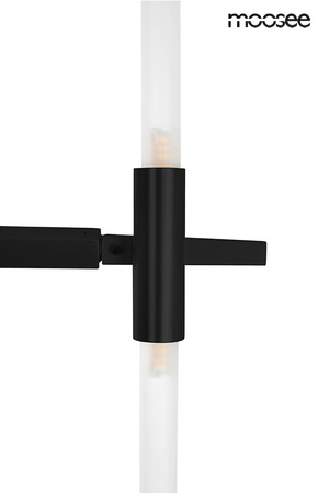 Lampa wisząca CANDELABR 10 czarna