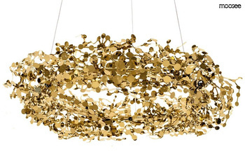 Lampa wisząca MONETE 80 złota
