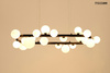 MOOSEE lampa wisząca ALURE OVAL 120       czarna/mleczna