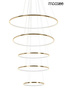 Lampa wisząca RING SLIM L złota