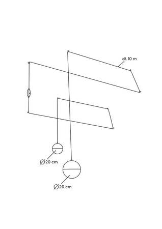 Lampa ścienna BOWL DUO czarna