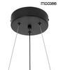 Lampa wisząca SERPIENTE 60 czarna