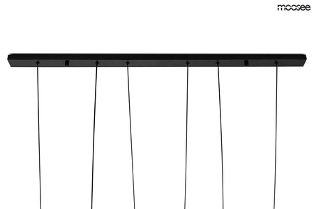 Lampa wisząca ATLAS 3 czarna