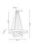 Lampa wisząca LIBERTY TRIPLES złota