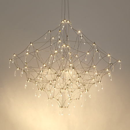 MOOSEE lampa wisząca CONSTELATION 77 -    LED, stal szczotkowana
