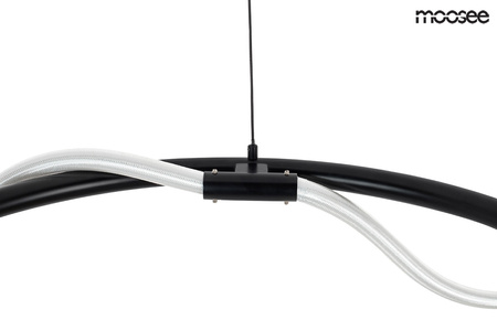 Lampa wisząca SERPIENTE 60 czarna