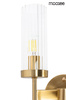 Lampa ścienna TORCH TWIN złota