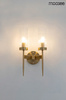 Lampa ścienna TORCH TWIN złota