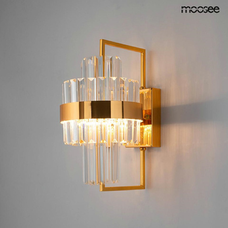 Lampa ścienna IMPERO złota
