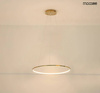Lampa wisząca RING SLIM 60 złota