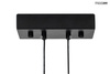 Lampa wisząca ALURE LINE TWIN 90 czarna