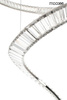 Lampa wisząca WAVE CORDON 1A chrom