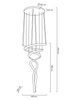 Lampa wisząca WAVE CORDON 2B chrom
