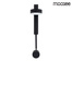 Lampa ścienna CLARID BLACK czarna