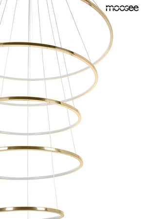 Lampa wisząca RING SLIM L złota
