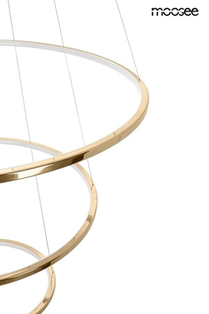 Lampa wisząca RING SLIM M złota