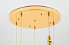 MOOSEE lampa wisząca BUTTERFLY DISC 5     złota