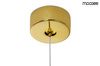 Lampa wisząca RING LUXURY 110 złota - LED, chromowane złoto