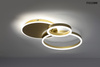 MOOSEE lampa sufitowa / plafon RINGS 3    złota