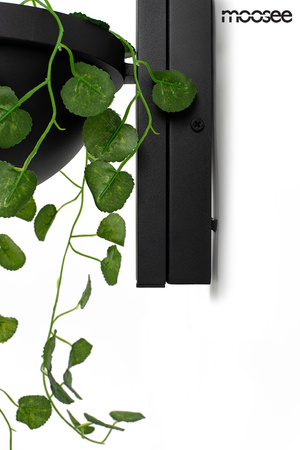 Lampa ścienna ścienna PLANT WALL czarna