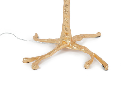 MOOSEE lampa podłogowa TIFFANY 175        czarna mosiądz / naturalne pióra