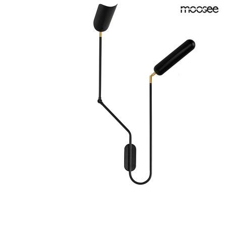 Lampa ścienna TENTA czarna