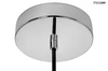 Lampa wisząca DISCO srebrna