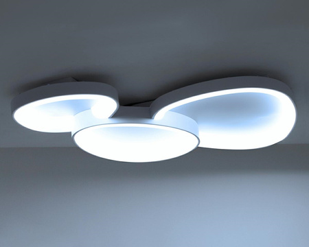 MOOSEE lampa sufitowa / plafon CELLS 3    biała