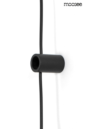 Lampa ścienna FLAT czarna