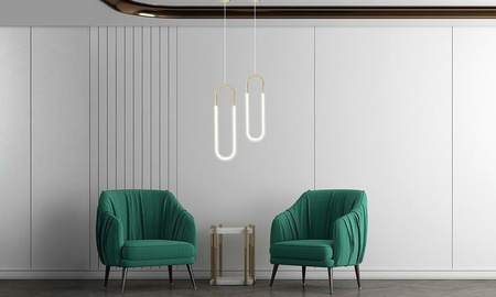 Lampa wisząca PUZO S złota
