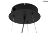 Lampa wisząca CIRCLE SPOT 98 BLACK grafitowa