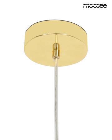 MOOSEE lampa wisząca ALURE OVAL 120       złota/mleczna