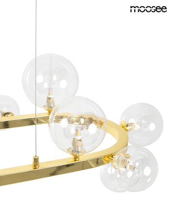 MOOSEE lampa wisząca ALURE OVAL 120       złota