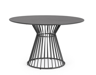 BIZZOTTO stół ogrodowy AUSTIN 120 szary